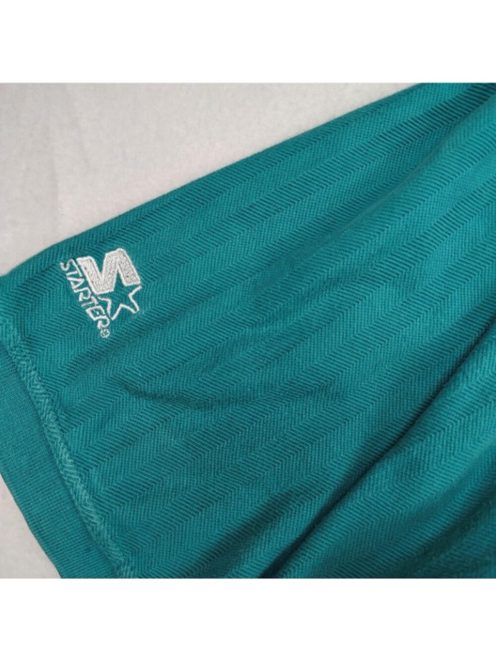 Vintage 90's Starter Miami Dolphins Polo Shirt Mens Medium Fit - Picture 5 of 8